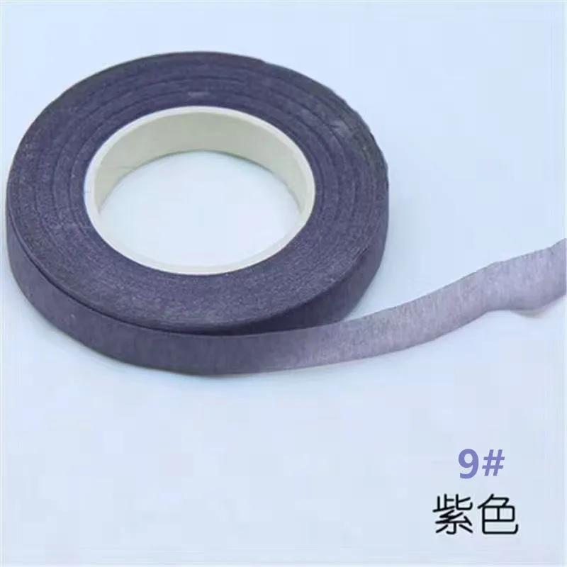 

Зеленый искусственный цветок букет стебель обертка клейкая лента DIY ремесло бумажная лента флорист стебель лента цветочные принадлежности фиолетовый