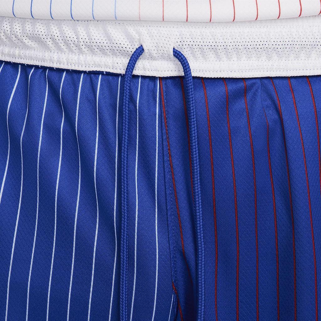 Nike FFF 2024 Stadium Away Soft Comfortable Moisture-Wicking Elastic Mid-Rise Slim Fit Soccer Pants Men Bottoms Bright-Blue FJ4294-452