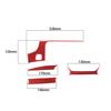 4Pcs Red Carbon Fiber Radio Surround Cover Trim For Chevrolet Corvette C7 14-19