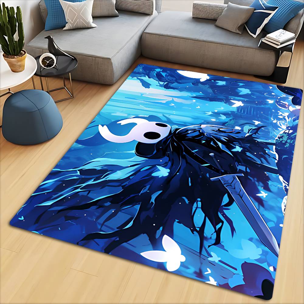 SPIEL-H-Hollow Knight Lange Teppiche Nordischer Stil Heimfußmatte Badezimmer-Toilettenmatten Schlafzimmer Bettvorleger