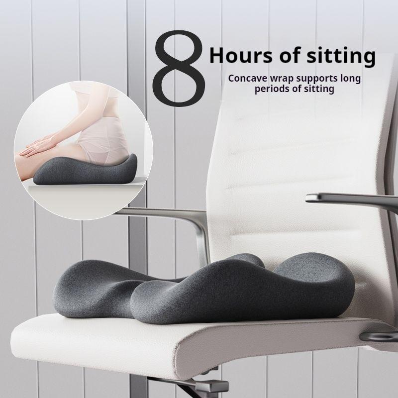 

Office Sitting Tailbone Pressure Relief Cushion Post Surgery Anti-Buttock Pain Four Seasons Special Use Pregnant Women Seat Pad 42x37cm серый