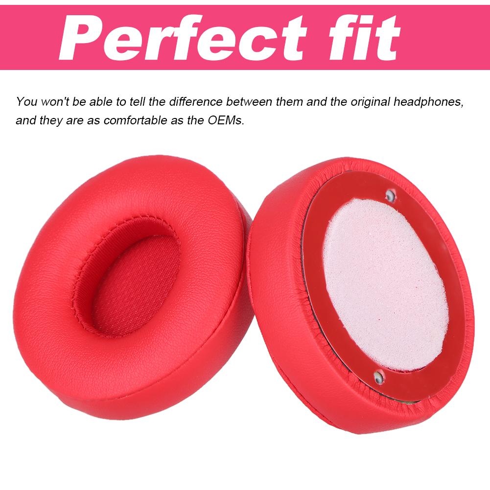 Earpads Cushions Replacement Memory Foam Ear Pads Cushions Cushions Cover Earmuff for Beats Solo 2 & Solo 3 Wireless Headphones