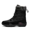 Große Größe Winter Outdoor große Baumwolle Nordosten Schneestiefel High-Top Herren hoher Schaft Samt warm dicksohlig wasserdicht Baumwollschuhe