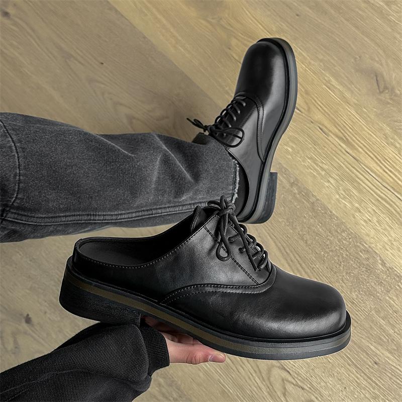 Fashion Black thick soled men's slippers Classic and versatile designer  styles Fashion Party Outdoor Street Quality adult shoes