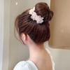 New Hair Coiler Female Flower Ball Head Lazy Hair Coil Artifact Net Celebrity Pearl Korean Headdress Hair Accessories