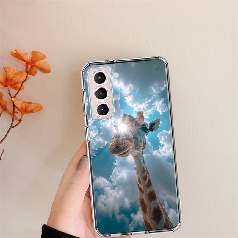 Giraffes Have Long Necks Phone Case For Samsung S24 S25Edge Galaxy S22 S25 Ultra S21 S23 FE S20 S10 Plus S10E Cover Shell Coque