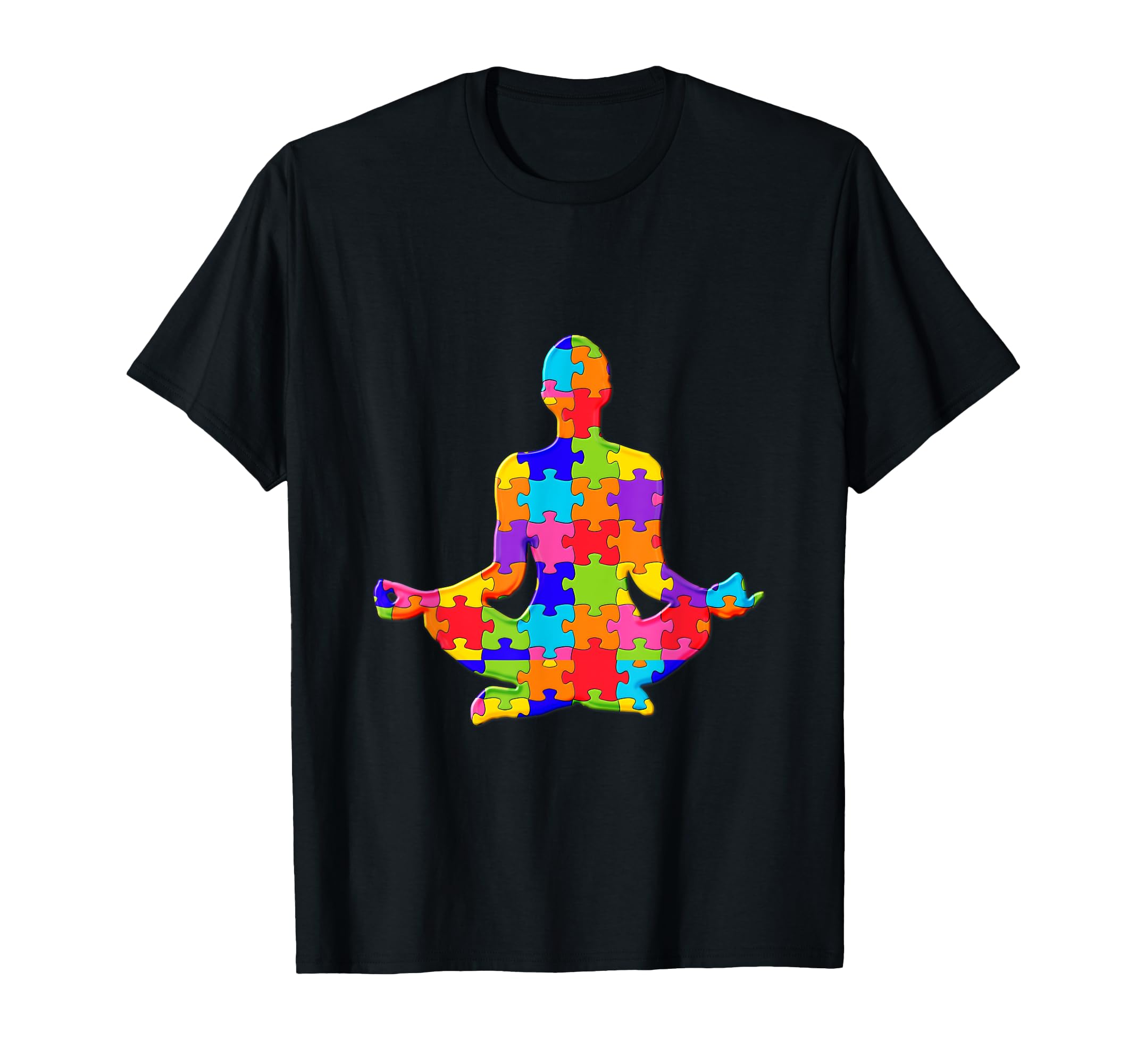 

Yoga Meditation Relax Jigsaw Autism Puzzle Zen T-Shirt