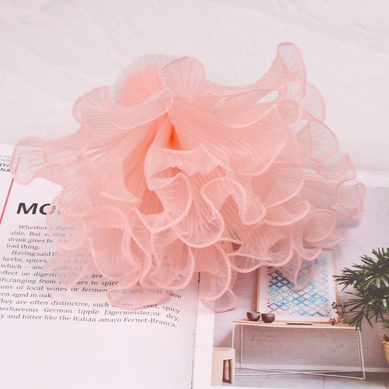 Pearl Wave Yarn Bouquet: Wavy Yarn Edging for Cake Decorating & Fresh Flower Packaging - DIY Materials for Flower Shops