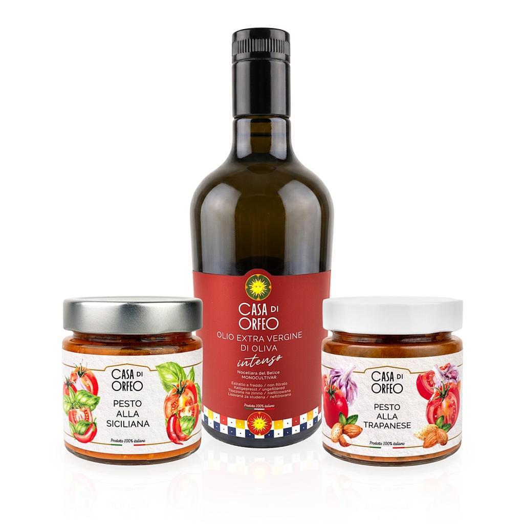 Buon Pranzo - Intenso Olive Oil + Pesto Alla Trapanese And Siciliana