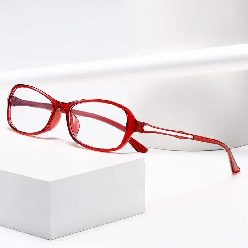 Fashionable Square Reading Glasses Anti Blue Light Ultra Light Unisex Vintage Small Frame Portable Glasses for Men Women