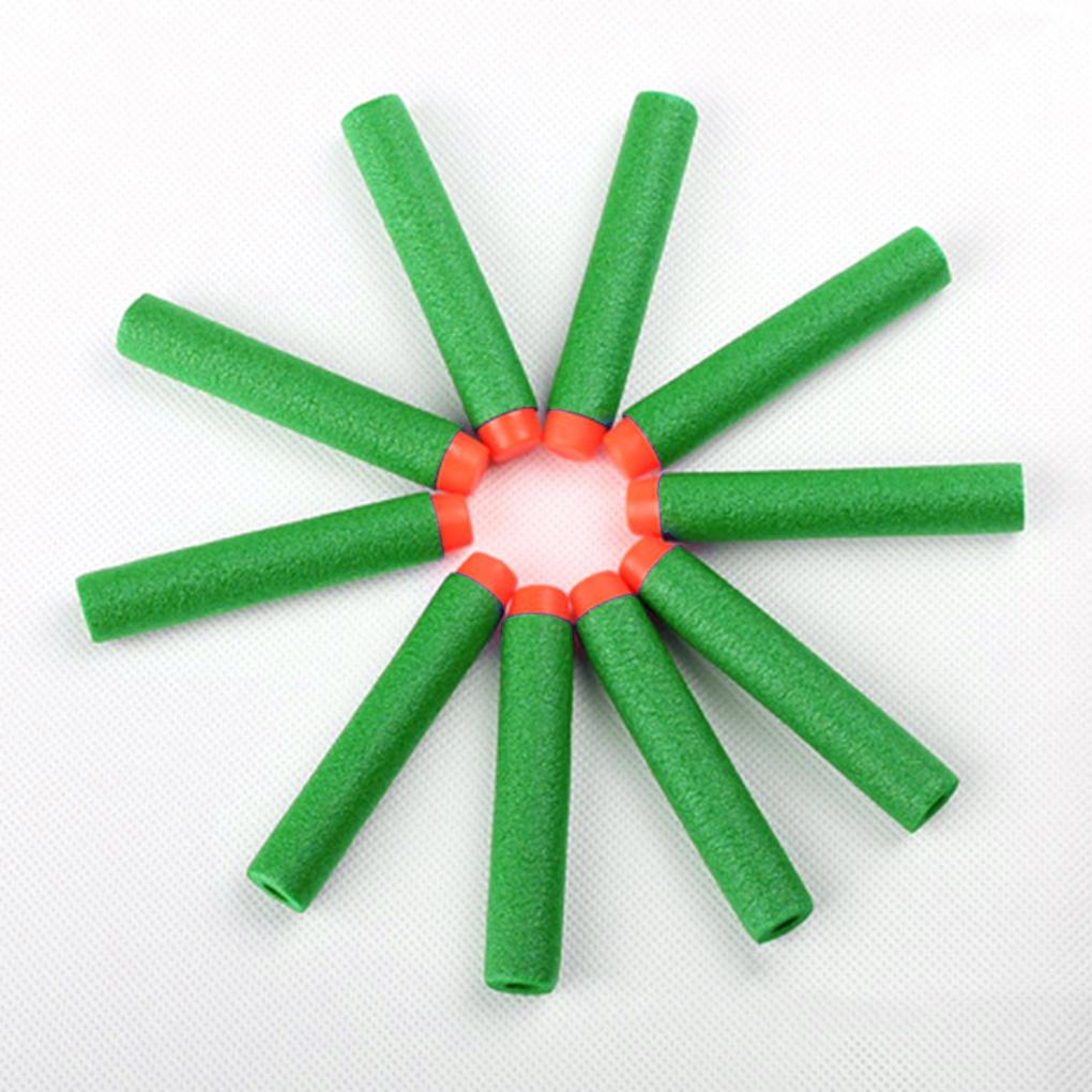 

100 шт., 7,2 см, мягкие пули из ЭВА, игрушки для детей, детский пистолет, игрушечная пуля