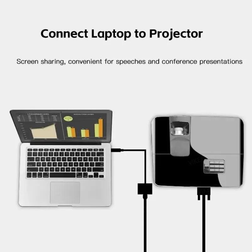 4K DisplayPort To HDMI-compatible Adapter Male DP To Female HDMI-Compatible Cable Converter Video Audio For Projector HDTV PC