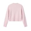Fila Cny Heart Cardigan Fashion Simple Basic Sweet Cute Versatile Casual Comfortable Woven Blush Knit Sweater Women Tops Red Purple F11W619403FPU