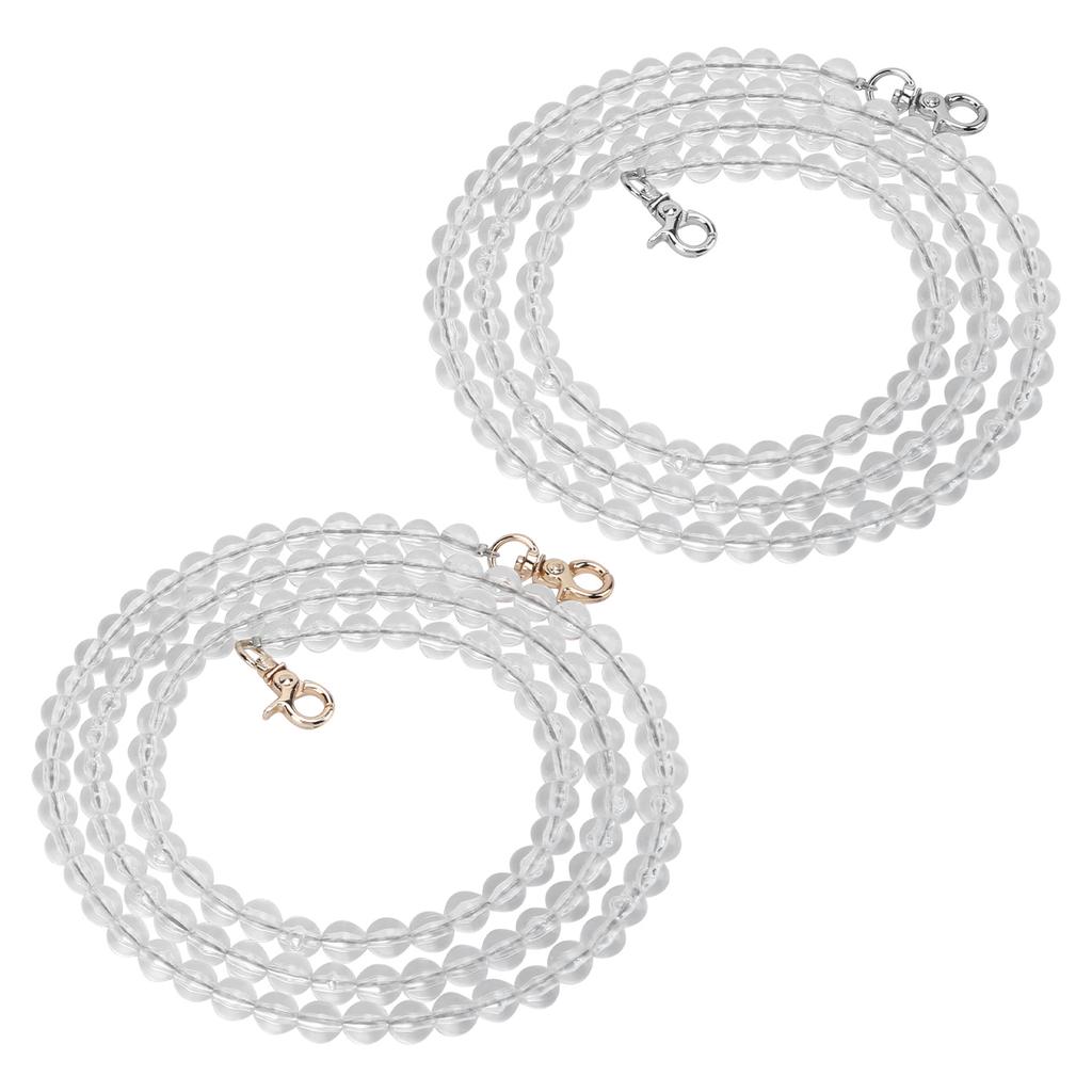 2ks Popruh na tašku Akryl Kov DIY Mobilní telefony Dekorativní doplňky pro dívku ženu 1 metr