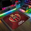 OGC Nice FC Design Crystal Velvet Carpet Cozy Non?Slip Printed Rug For Bedroom Living Room Entrance
