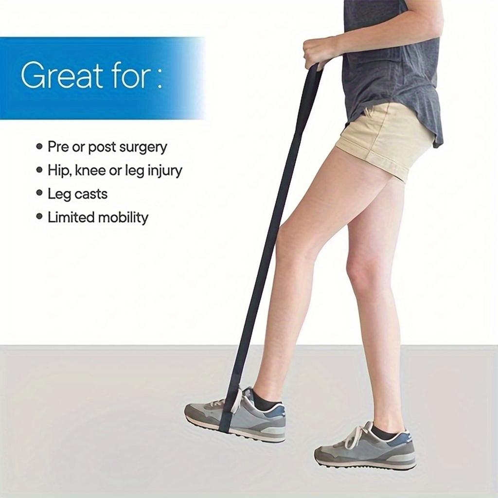 Elderly Leg Lift Belt, Disabled Leg Lift Device, Wheelchair Foot Lift Assistance Belt, Paralyzed Foot Displacement Belt