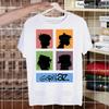 Gorillaz Rock Modern Music Graffiti T Shirt Men Retro Washed Tops Tees Harajuku Tshirt Streetwear Hip Hop Male T-shirts