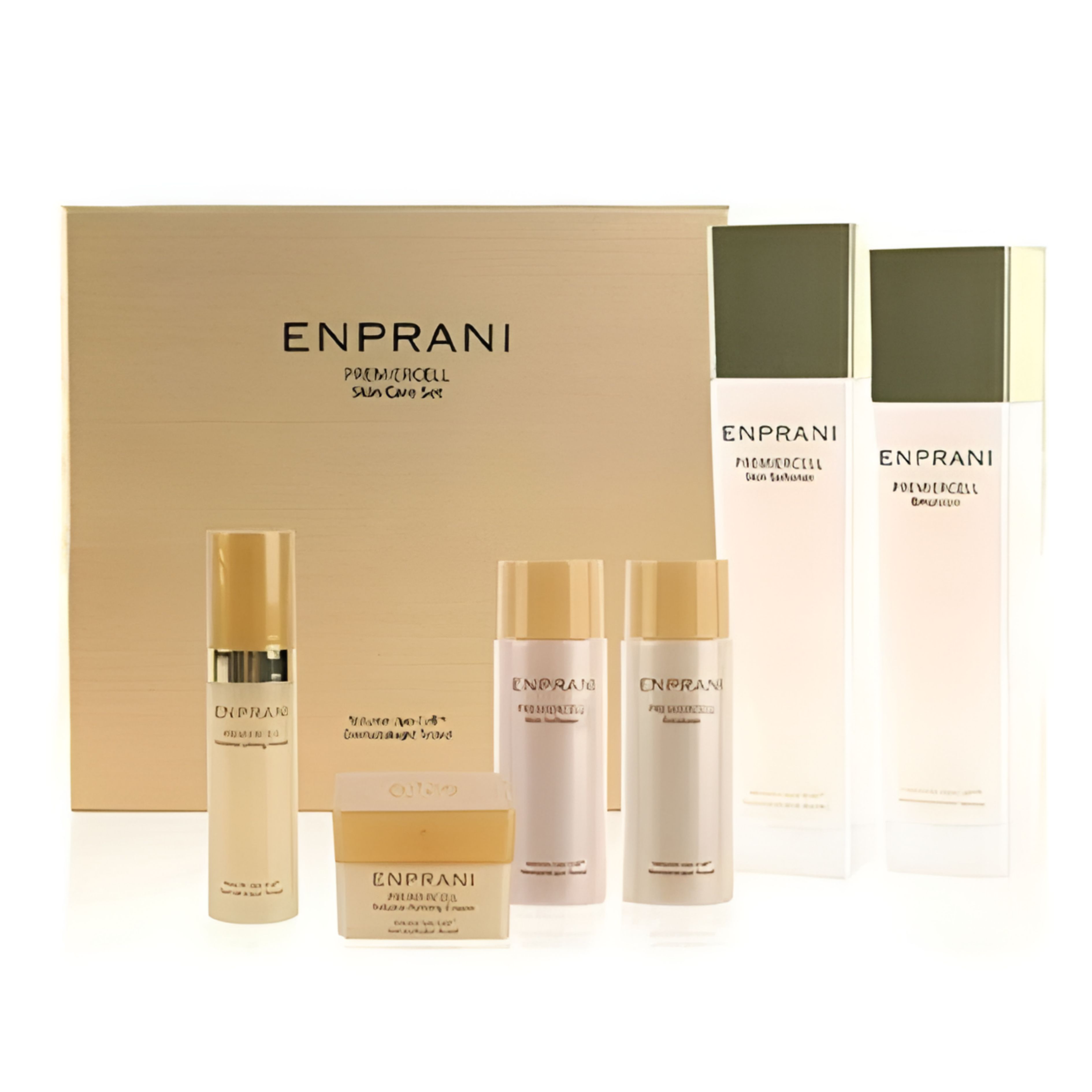 Enprani Premiercell Skin Softener & Emulsion Set 150ml + 130ml Korean Skincare Hydrating Toner Lotion Set