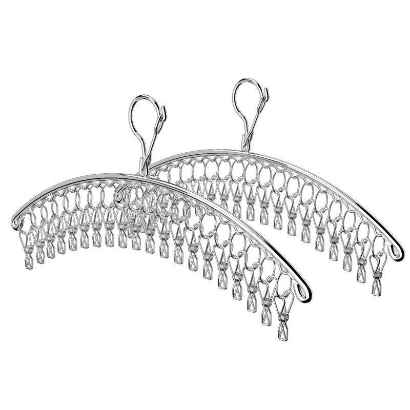 Edelstahl Mehrfach-Klammer Wäscheständer für Socken und Unterwäsche