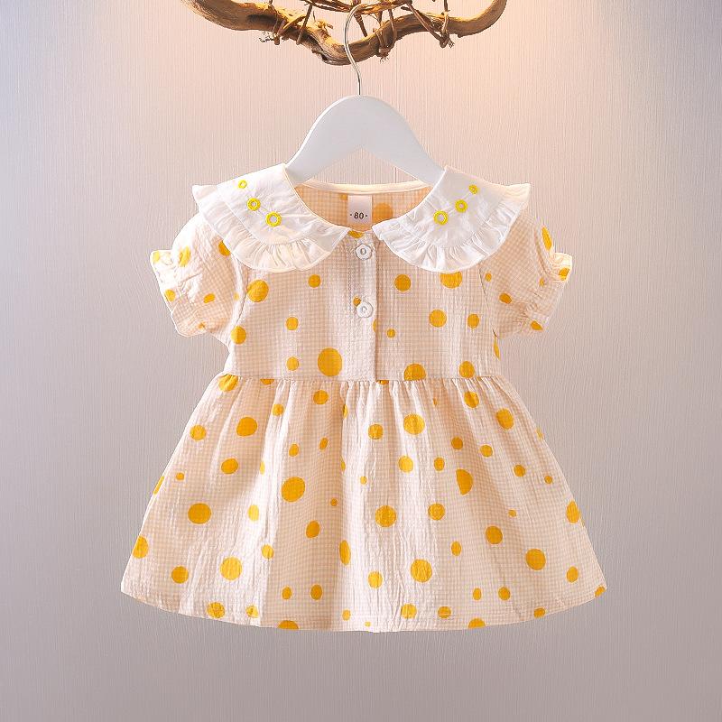 Summer Girls Prinss Dress Cute Baby Toddler Fashionable Infant Party Gown For Little Kids