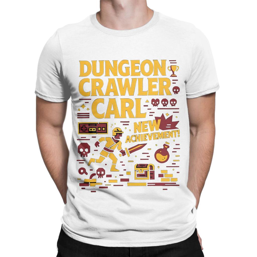 New AchieveUnisext Dungeon Crawler Carl Funny Graphic 100 Cotton TShirt Dungeon Crawler Carl Tees Tops For Unisex