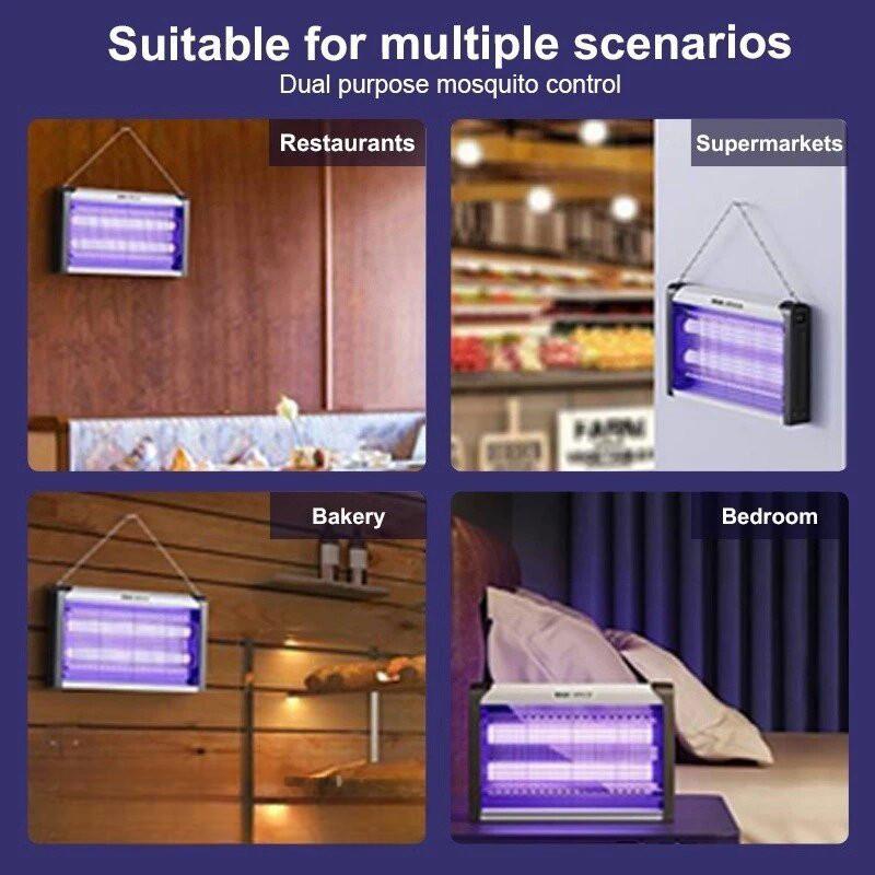 Portable Electric Mosquito Killer Lamp UV Photocatalys Bug Insect Trap Light Pest Control Mosquito Trapping Devices