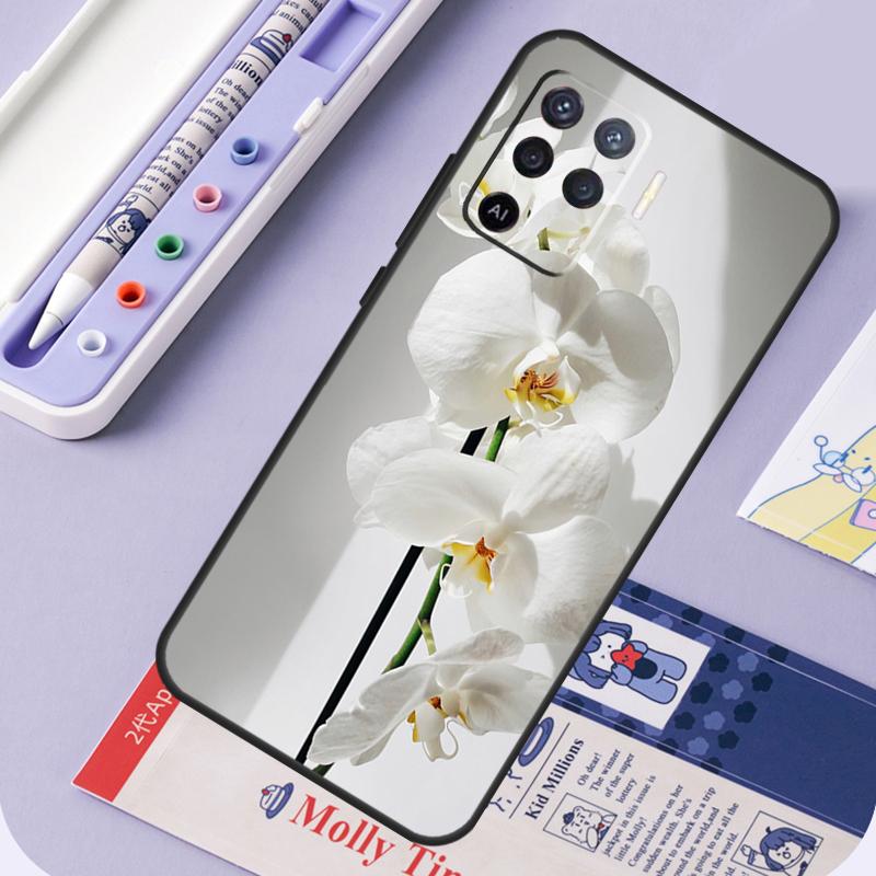 Bunte Orchideenblüten Für Oppo A17 A18 A94 A74 A54 A15 A38 A58 A78 A98 A40 A60 A80 A16 A76 A96 A57 A77 A5 Pro Hülle