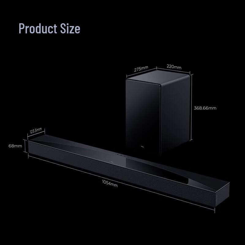 TCL Q75H 5.1.2 Dolby Atmos Soundbar (CN version)
