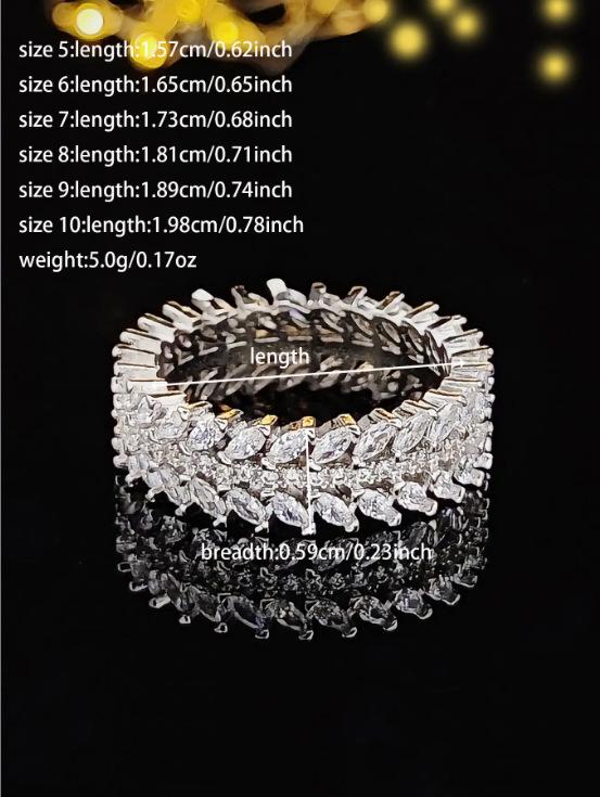 Luxury Willow Leaf Non-Fading Ring - Cold Style R7035
