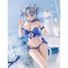 Two-dimensional surrounding beautiful girl series bunny girl time love - butterfly figure, standing scene statue model ornament