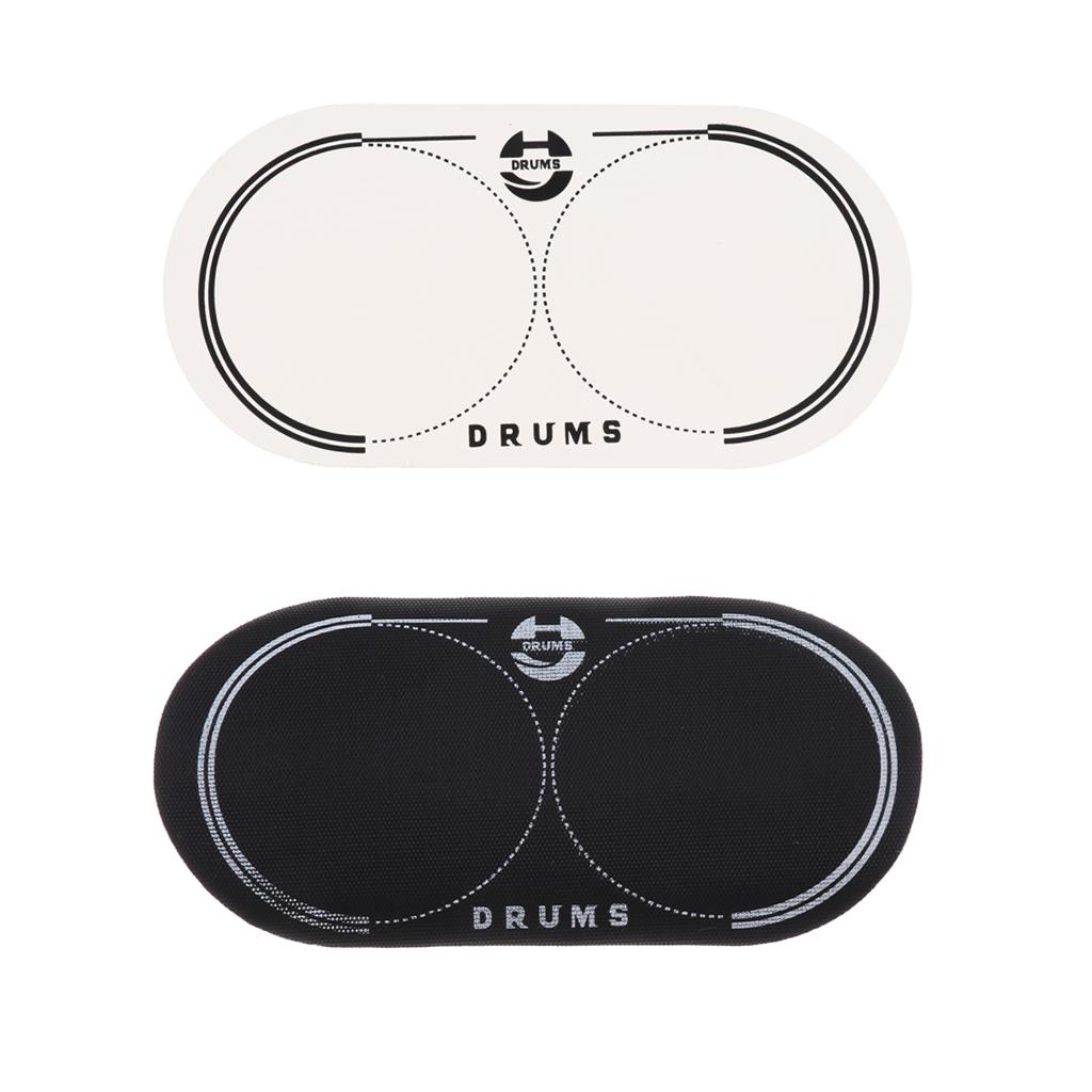 Double Bass Drum Patch PETG Drumheads Kick Pad Drum Patch for Practice Pad Drums and Drumsets