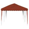 Pop Up Party Tent 575 X 290 X 245 Cm Terracotta