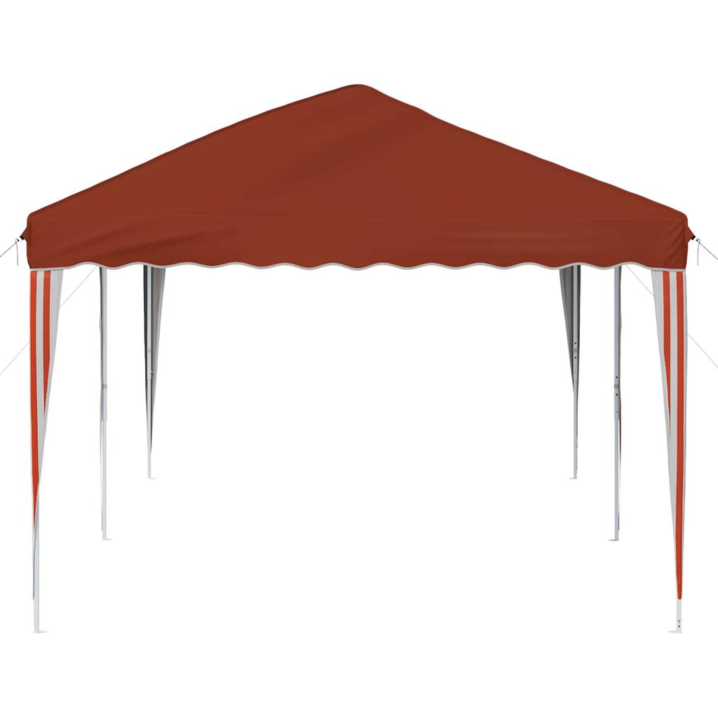 Pop Up Party Tent 575 X 290 X 245 Cm Terracotta