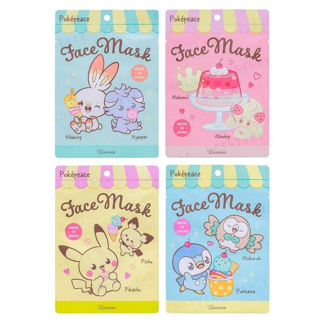 Lovisia - Pokemon Pokepeace Face Mask Hibanny & Nyasper - 1 pc