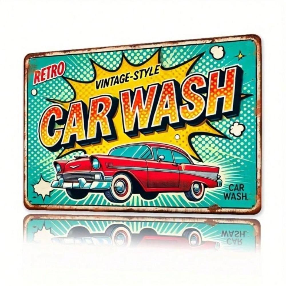 Vintage Metal Wall Sign Kitchen Decor 20x30cm Retro Tin Plaque