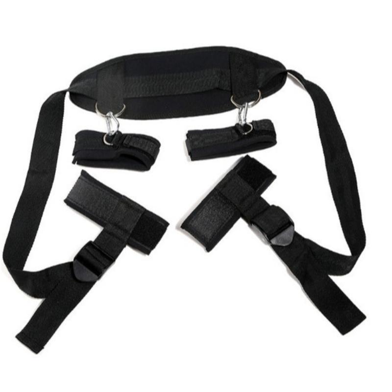 Couple Bed Binding Adult Bondage Products BDSM Sexy Adult Female Leg Restraint Bondage Straps SM Handcuff Leg Cuff Sex Toy Sets