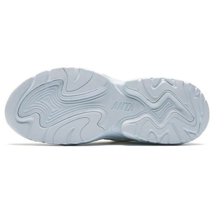 Anta Kaninchenschuhe Langlebig Rutschfest Low-Top Dad Shoes Damen Sneaker Weiß 122338884-3