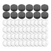 Set med 48 Hantverksmagneter Glas Keramikmagnet med Självhäftande Baksida 1 tum Klara Glas Cabochoner för Kylskåpsmagnet