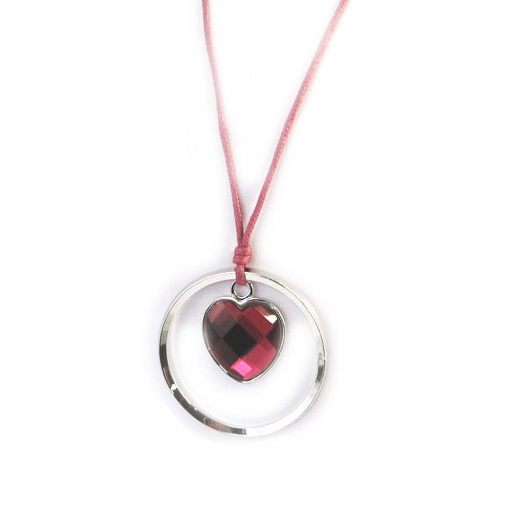 Les Trésors De Lily [M1988] - Red 'Love' Designer Necklace