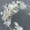 Champagne Matrimonio Fiori Artificiali Fila Feste Centrotavola Arco Decorazione Parete Finestra Sfondo Disponi Oggetti di Scena Foglia Appesa Floreale