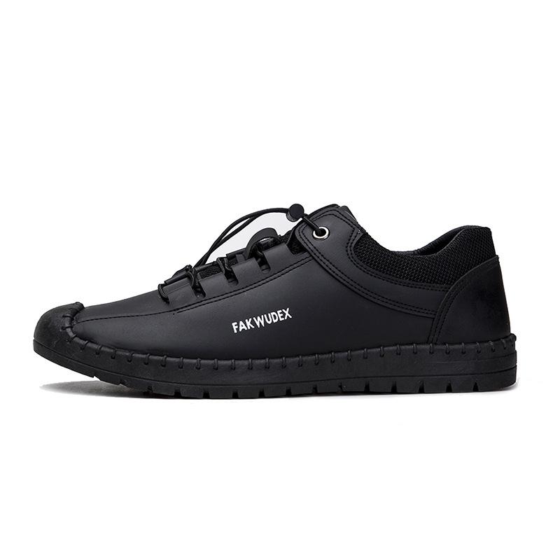 2025 Spring New Men's Shoes Soft-soled Casual Driving Shoes Trendy Versatile Breathable Lightweight Board Shoes Middle-aged Dad Shoes