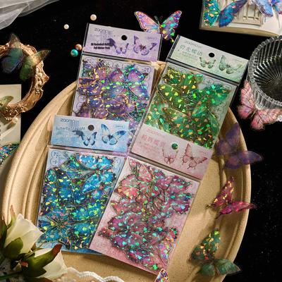 Zaomo Holographic Butterfly Islands Sticker Pack for DIY Journals
