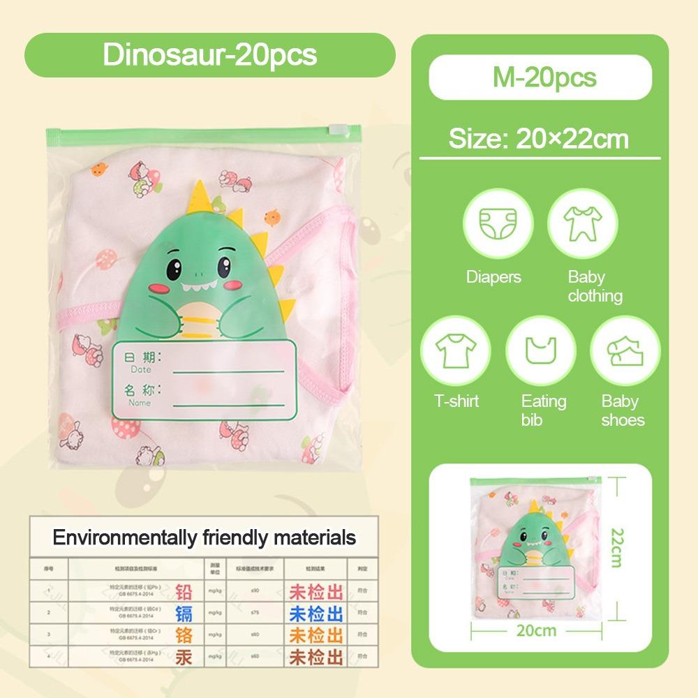 Durable Space Saving Storage Bag Large Capacity Transparent Zipper Bag Lion Giraffe Quilt Storage Bag Kindergarten