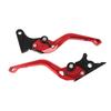 Paar Motorrad Bremskupplungshebel CNC Aluminiumlegierung Verstellbarer Winkel Ergonomischer Bremslenker für CB350 Hness