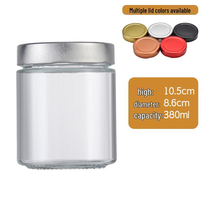 Large Capacity Round Pickle Dispensing Bottle with Lid, Moisture-Proof High Borosilicate Glass Jar