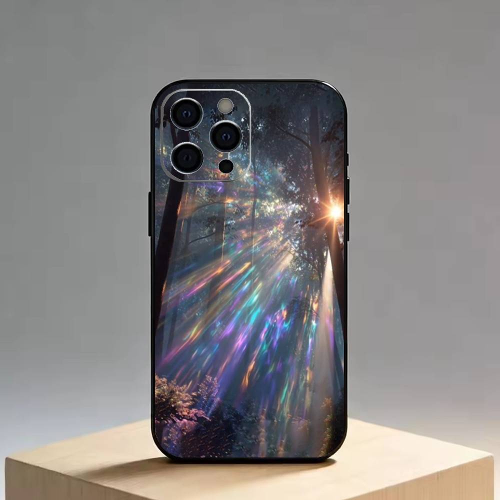 

Laser beam Phone Case For iPhone 17, 16,15,14,13,12,11 Plus,Pro Max, Others Soft Black Cover iPhoneXSMAX