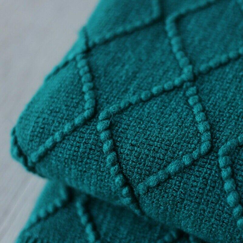 blanket Mesurn Simple Cotton Knit Easy to Care Soft to The Touch Office Sofa Single Cotton Shawl blanket Mesurn Simple Cotton Knit Easy to Care Soft to The Touch Office Sofa Single Cotton Shawl