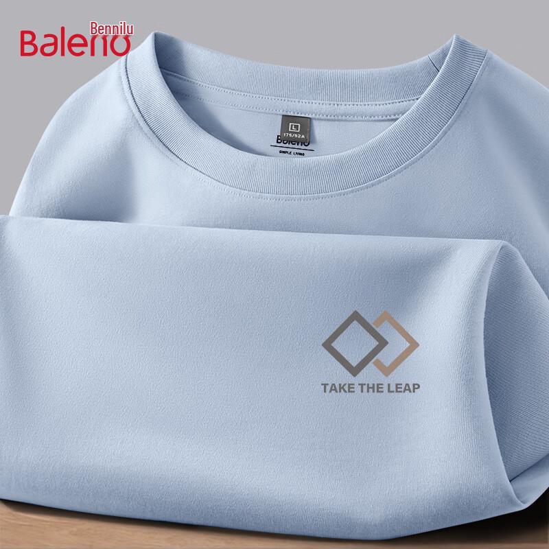 Baleno herr t-shirt med lång ärm i ren bomull