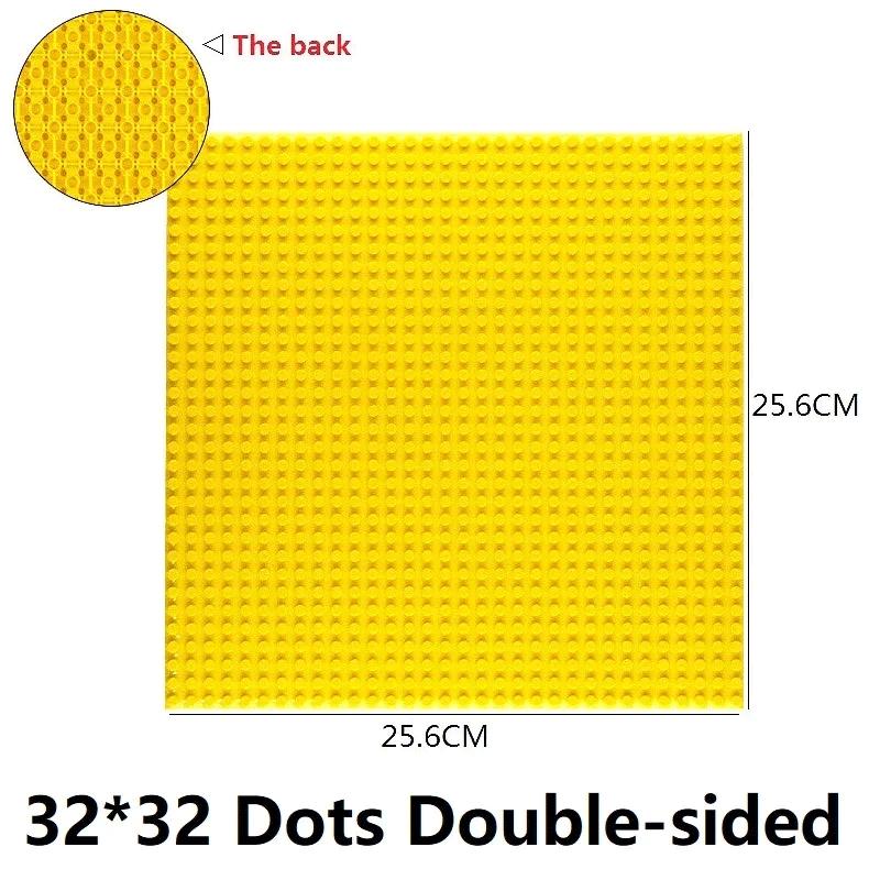 32x32 32x16 Dots Classic Building Blocks Base Plate MOC DIY Plastic Colorful Classic Brick Compatible for City Figures Kids Toy