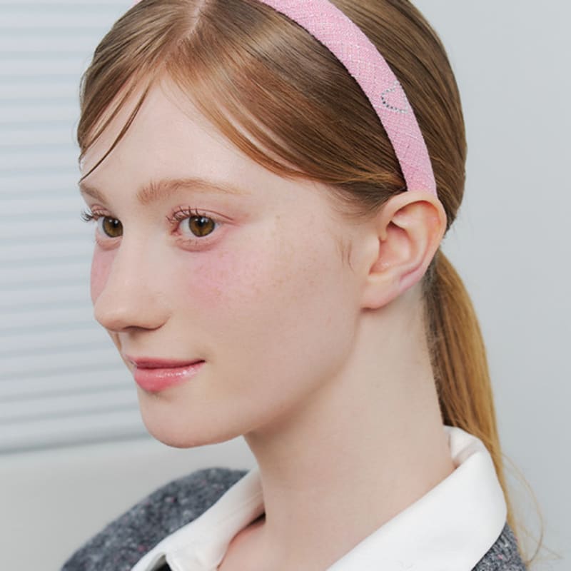 ENGBROX julia tweed heart hairband_3 colors